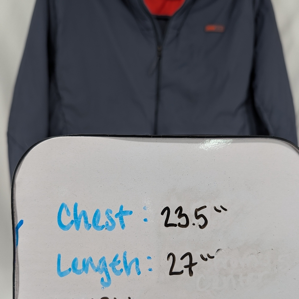 Hoka Hybrid Run Jacket Grey Orange Activewear Mens Large - Picture 14 of 15